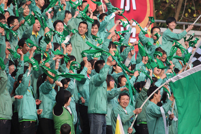 Jiangsu Olympic star green soul cheerleading team